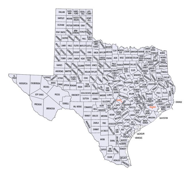 Texas Map